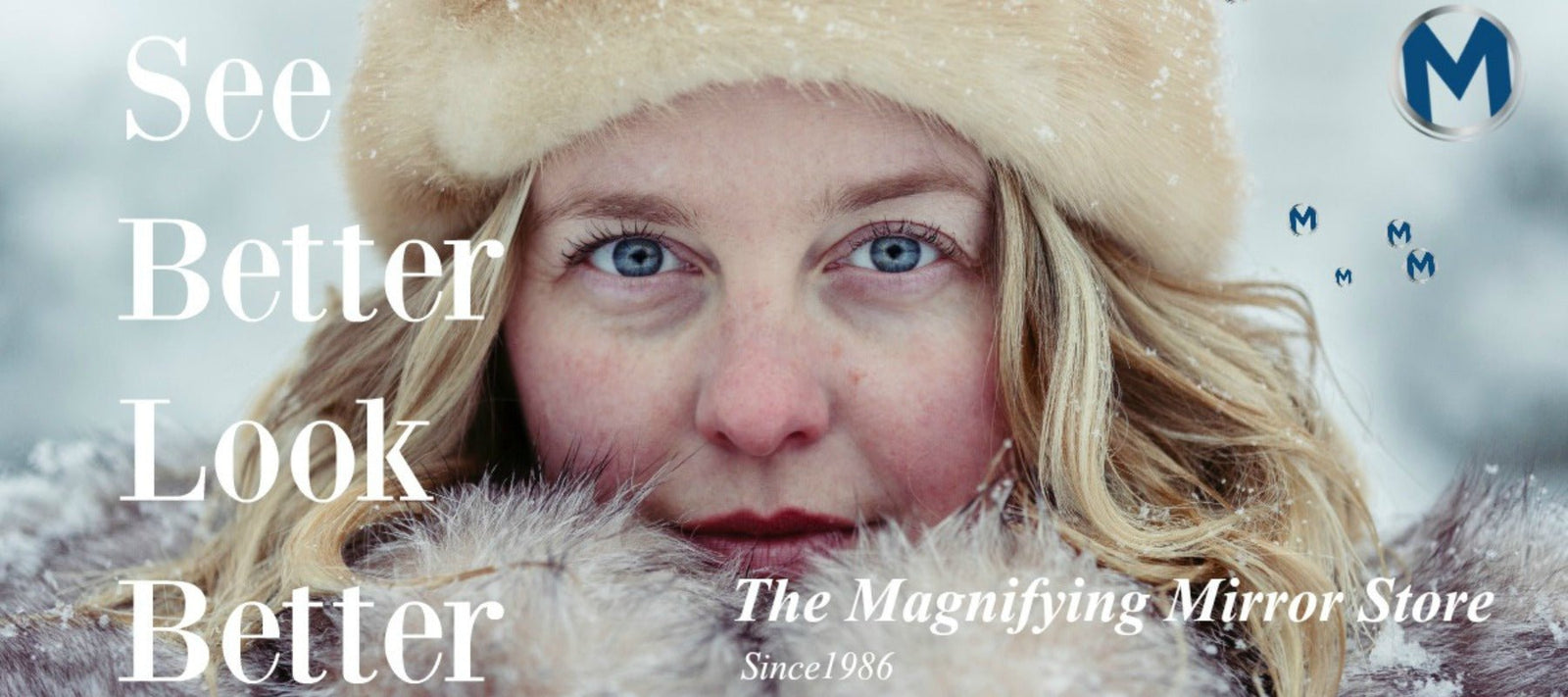 Magnifying mirror for makeup, shaving and everyday grooming