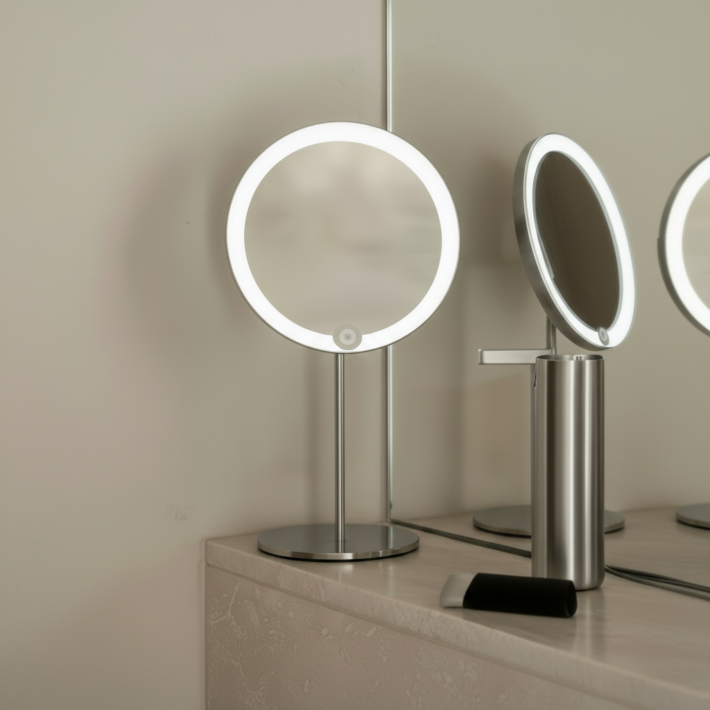 Round LED mirror 800x800