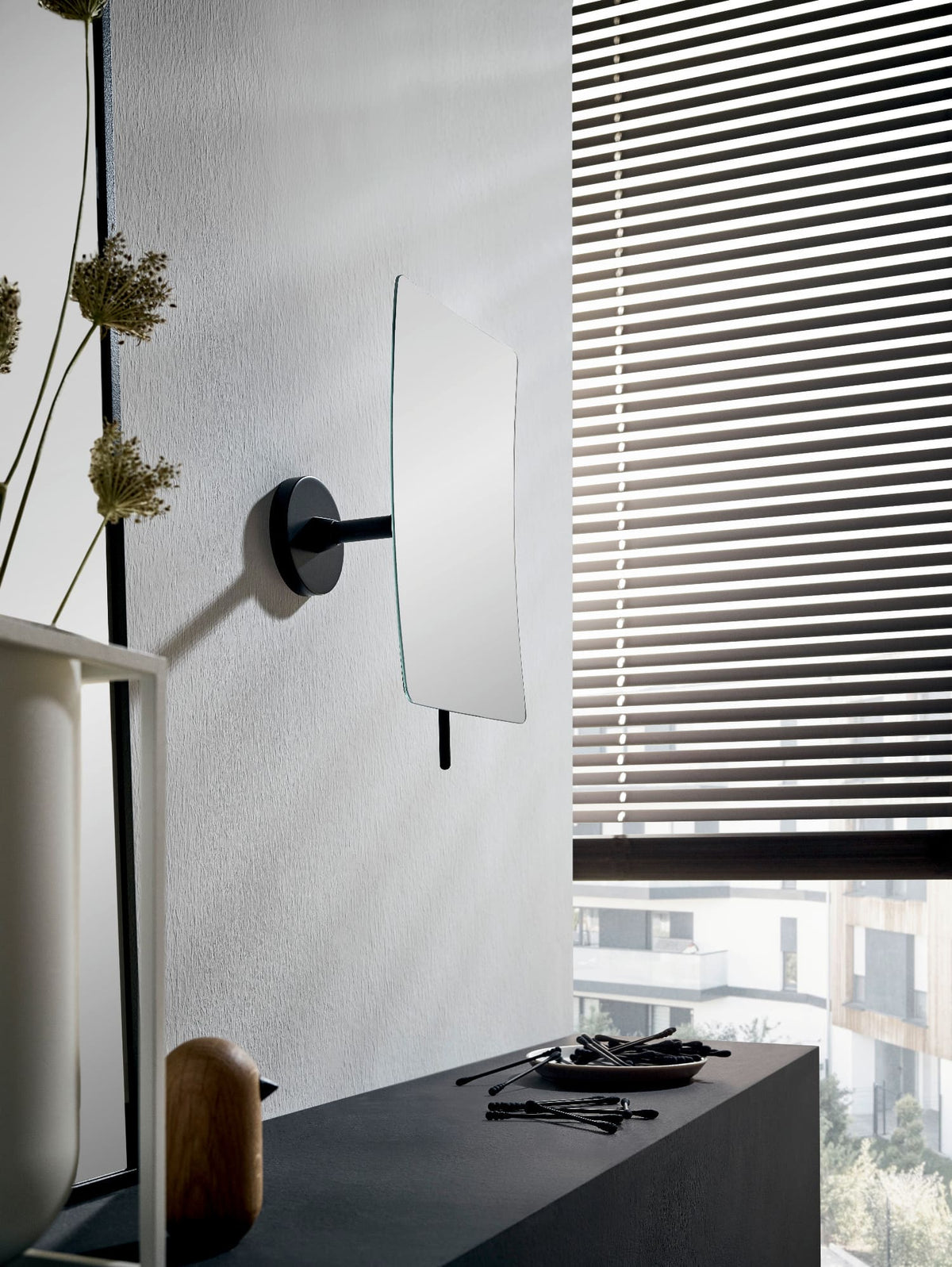 Emco White Wall Mirror, 3x, Rectangular