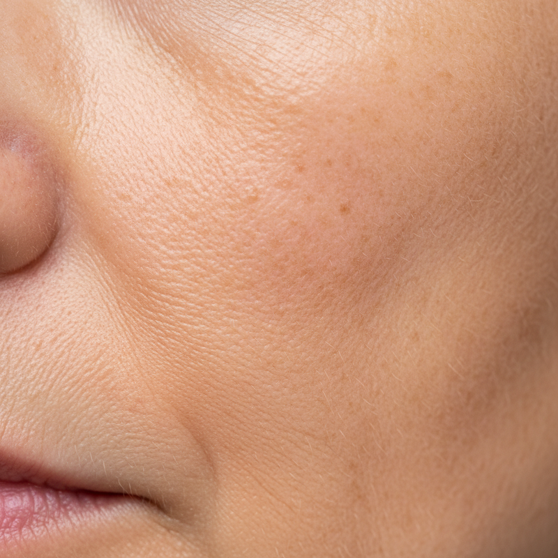 50-year-old skin macro detail