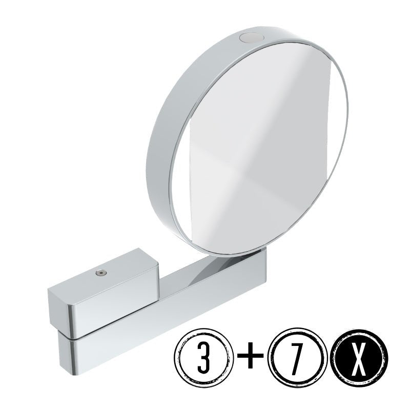 Illuminated Mirrors Emco Dual Magnification LED Wall Mirror, 3x + 7x - Made in Germany 109506017 - The Magnifying Mirror Store