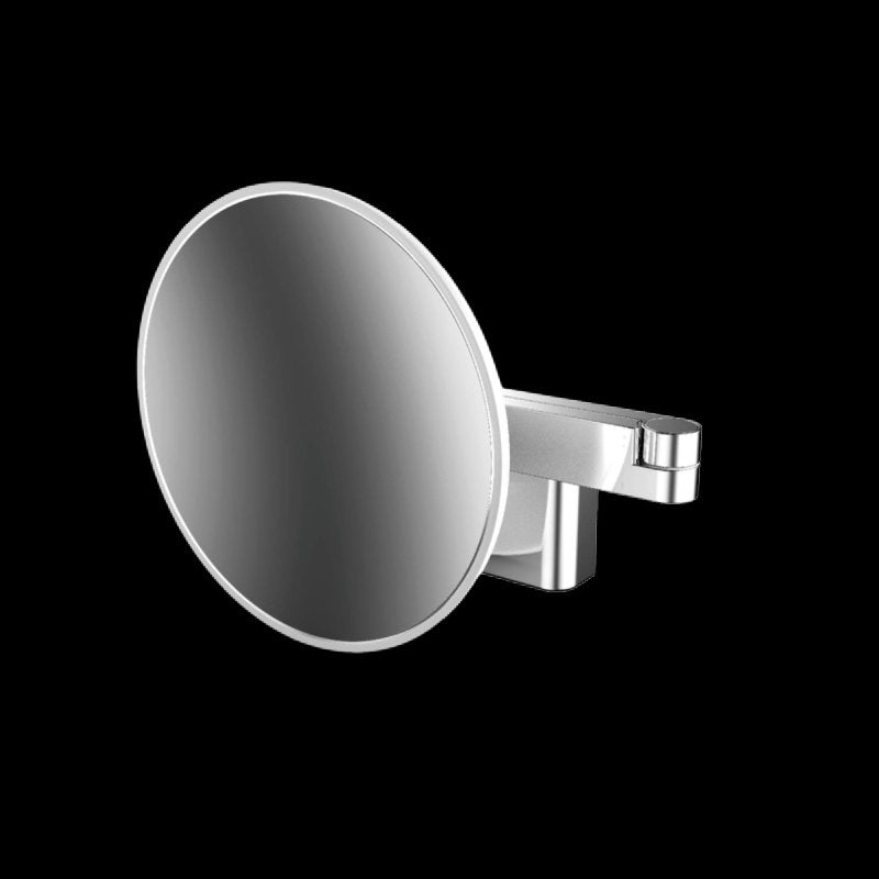 Emco Evo LED Magnifying Mirror, 3x Magn - product shown with black background - Made in Germany 109506031 - The Magnifying Mirror Store