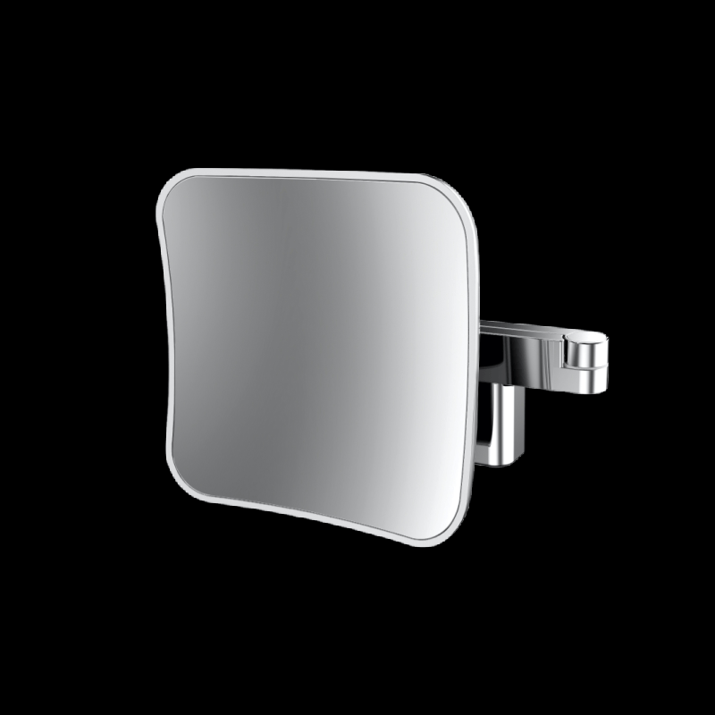 Illuminated Mirrors Emco Light Diffusion LED Square Mirror, 5x Magn - Made in Germany 109506050 - The Magnifying Mirror Store