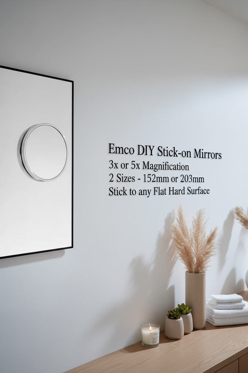 Emco stick-on mirror mobile format
