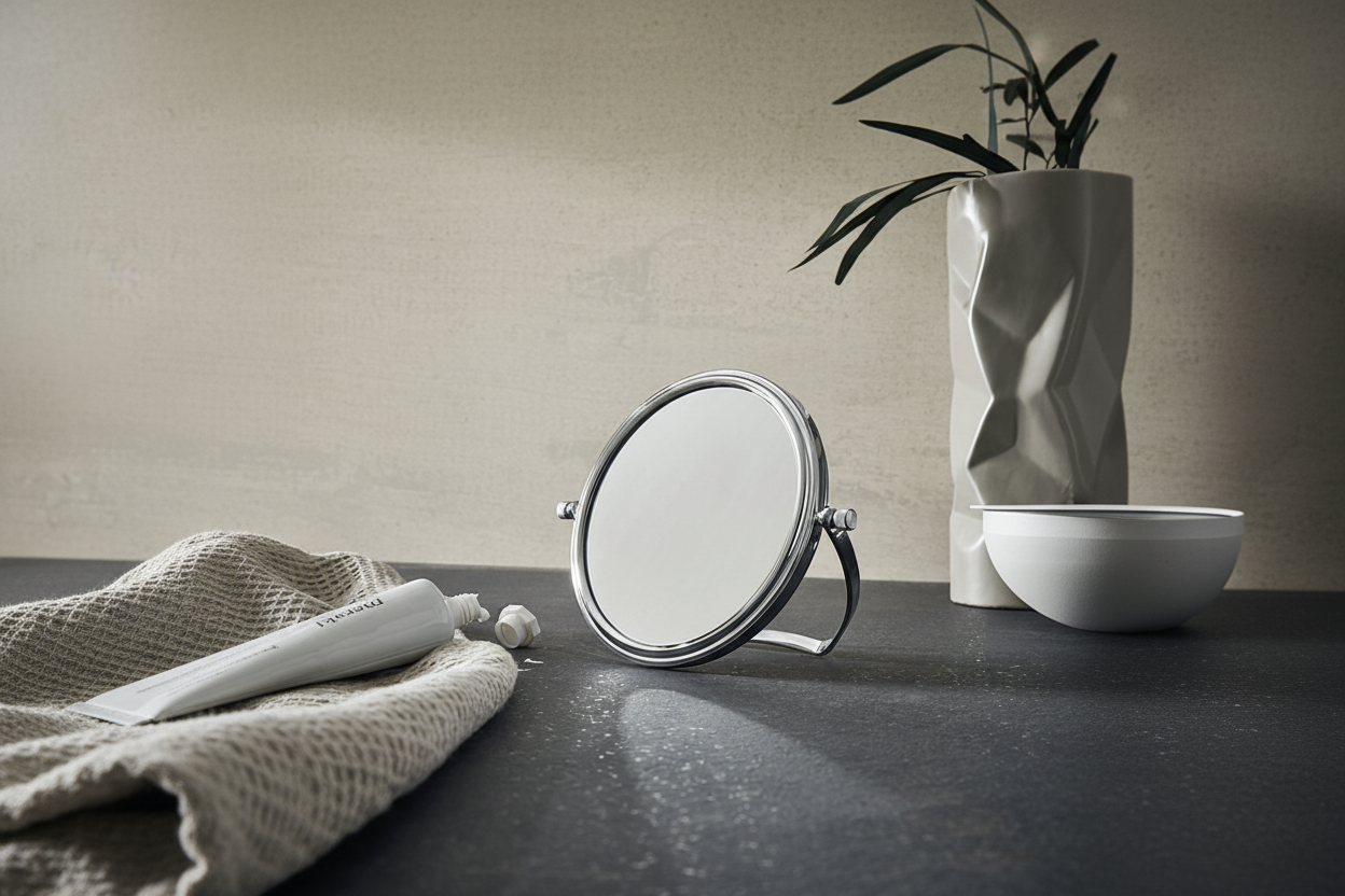 Travel mirror banner