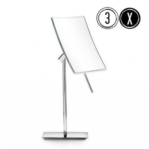 Lineabeta Tabletop Mirror, 3x Magnification, Square, 150x150mm - The Magnifying Mirror Store