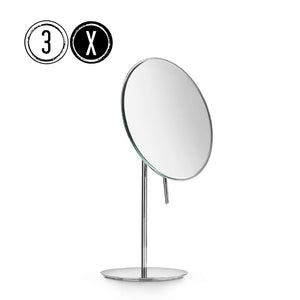 Lineabeta Tabletop Mirror, 3x Magnification, Round, Ø 186mm - The Magnifying Mirror Store